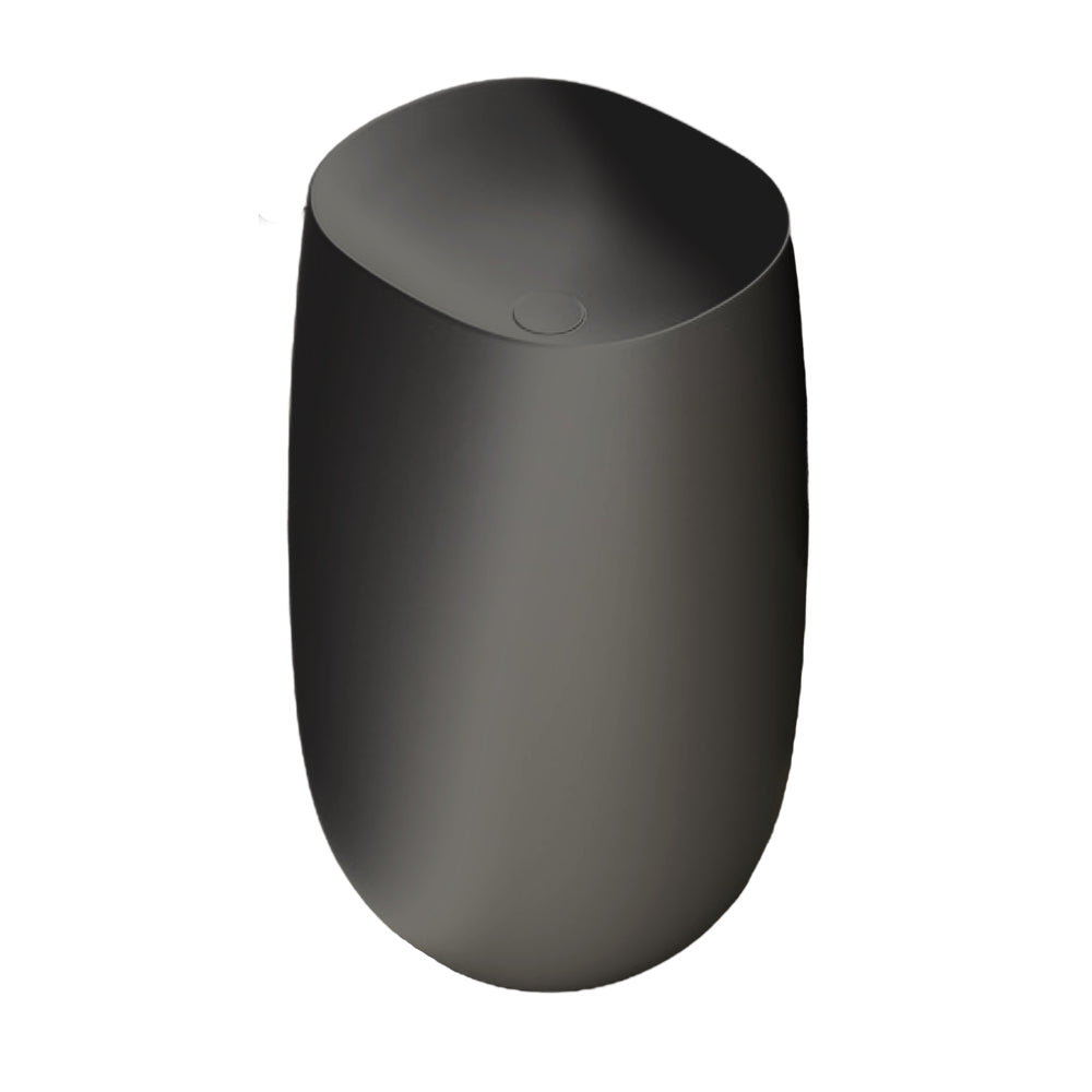 Dahlia Freestanding Basin - Dark Taupe Solid Surface – Watrline
