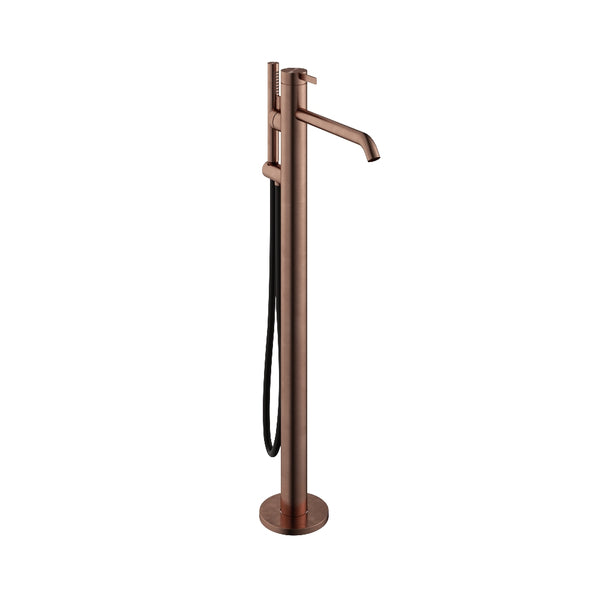 ArchieFlag AF087 316 Stainless Steel Freestanding Bath Filler with Hand Shower - Trim Only