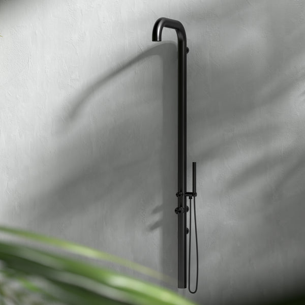 Watrline - STELLAR Adara Outdoor Shower 316 Stainless Steel Hand Shower Single Spray Wall Mount