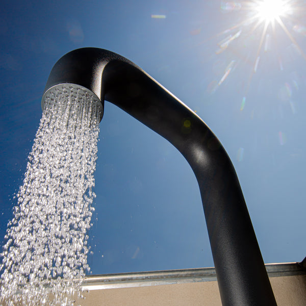 Watrline - LB Outdoor Showers Cirrus 01 Cold Water Outdoor Shower 316 Stainless Steel Freestanding Single Spray