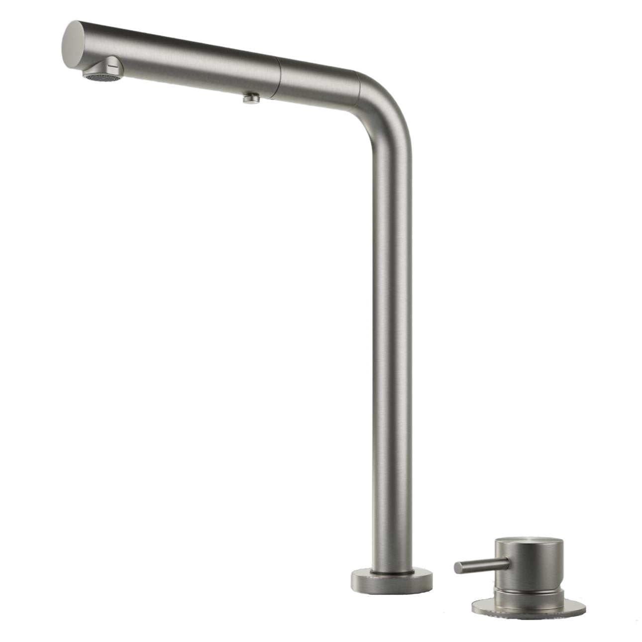 Fellow FKM31 316 Stainless Steel Two-Hole Kitchen Faucet with Pull-Out ...