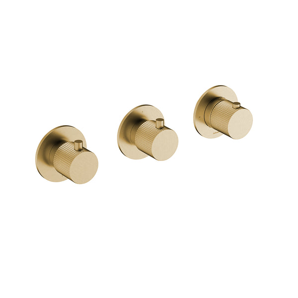 Watrline - HOTBATH Guy GY7067 Thermostatic Mixer with Two Stop Valves - Trim Only