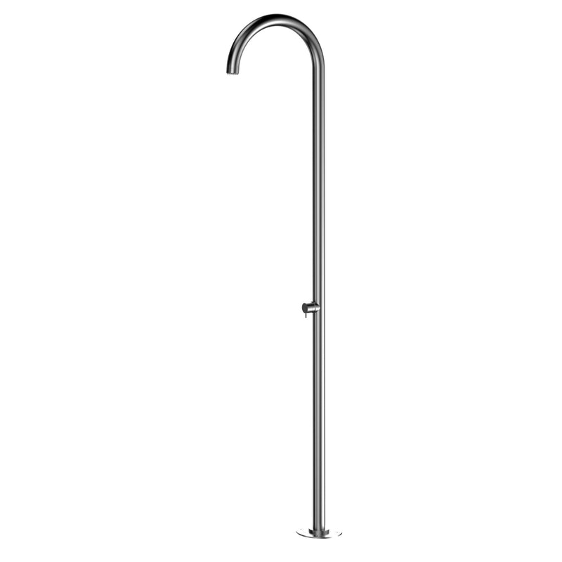 Watrline - Bossini POOL P03 Outdoor Shower 316 Stainless Steel Freestanding Single Spray