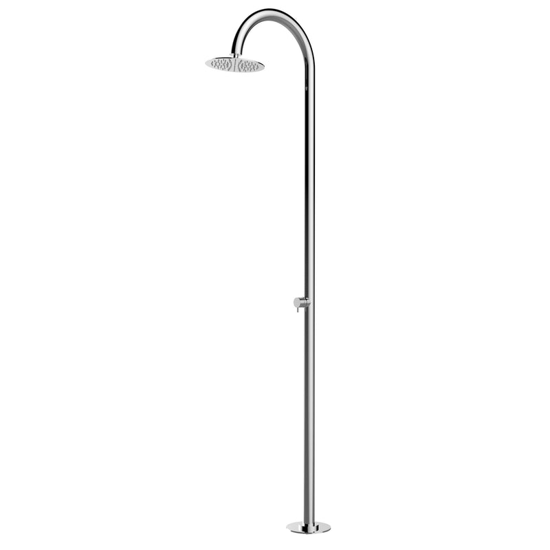 Watrline - Bossini TETIS T03 Outdoor Shower 316 Stainless Steel Freestanding Rain Shower