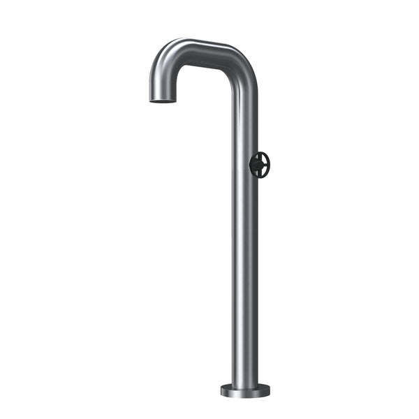 Watrline - LB Outdoor Showers Cirrus 08 Outdoor Bath Filler 316 Stainless Steel Freestanding