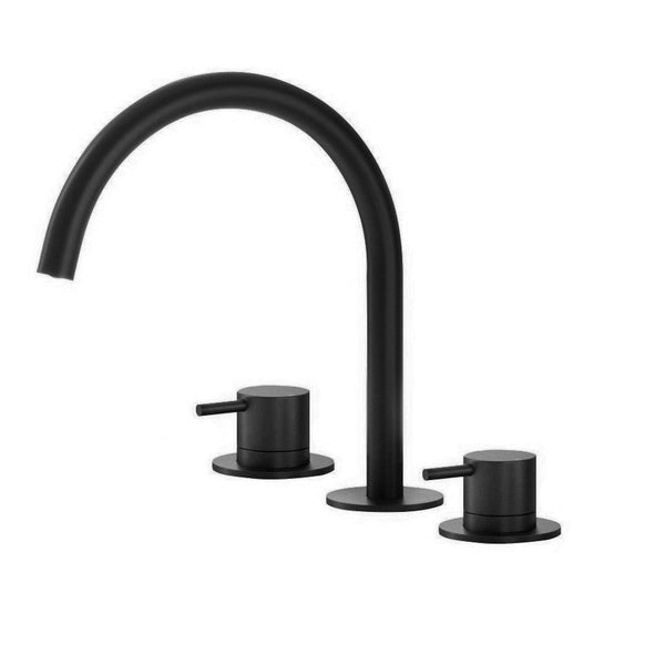 Watrline - HOTBATH Cobber CB033 Widespread Faucet Deck Mount Solid Brass