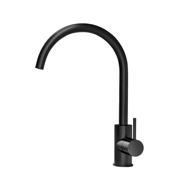 Watrline - HOTBATH Cobber CB040 Single-Hole Kitchen Faucet with Swivel Spout Deck Mount Solid Brass