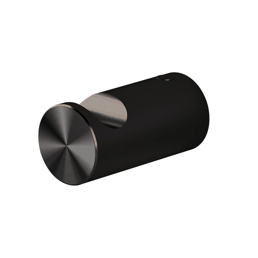 ROUND Robe Hook - PVD Brushed Carbon – Watrline