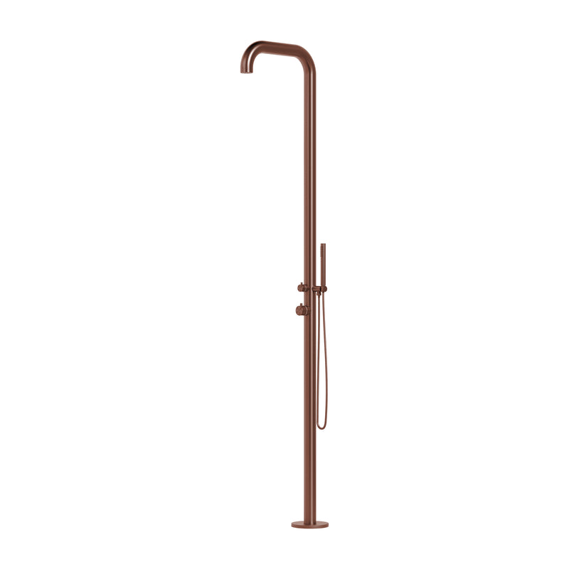 Watrline - STELLAR Astra Outdoor Shower 316 Stainless Steel Freestanding Hand Shower Single Spray