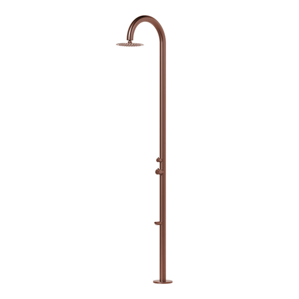 Watrline - STELLAR Cielo Outdoor Shower 316 Stainless Steel Foot Wash Freestanding Rain Shower