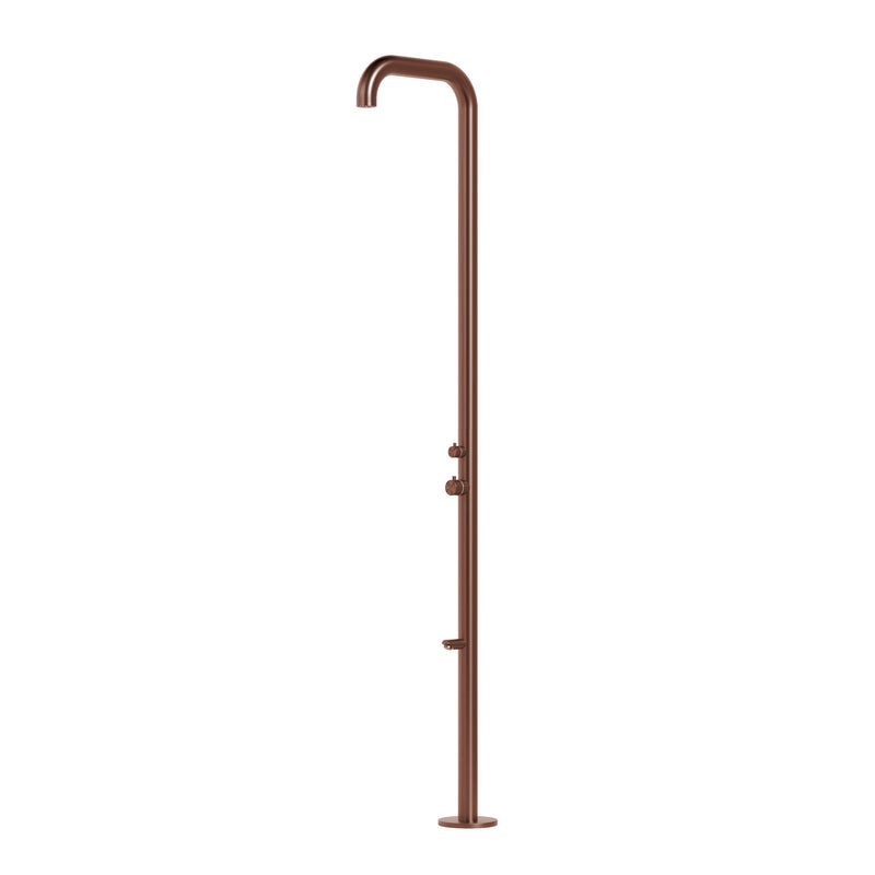 Watrline - STELLAR Estella Outdoor Shower 316 Stainless Steel Foot Wash Freestanding Single Spray