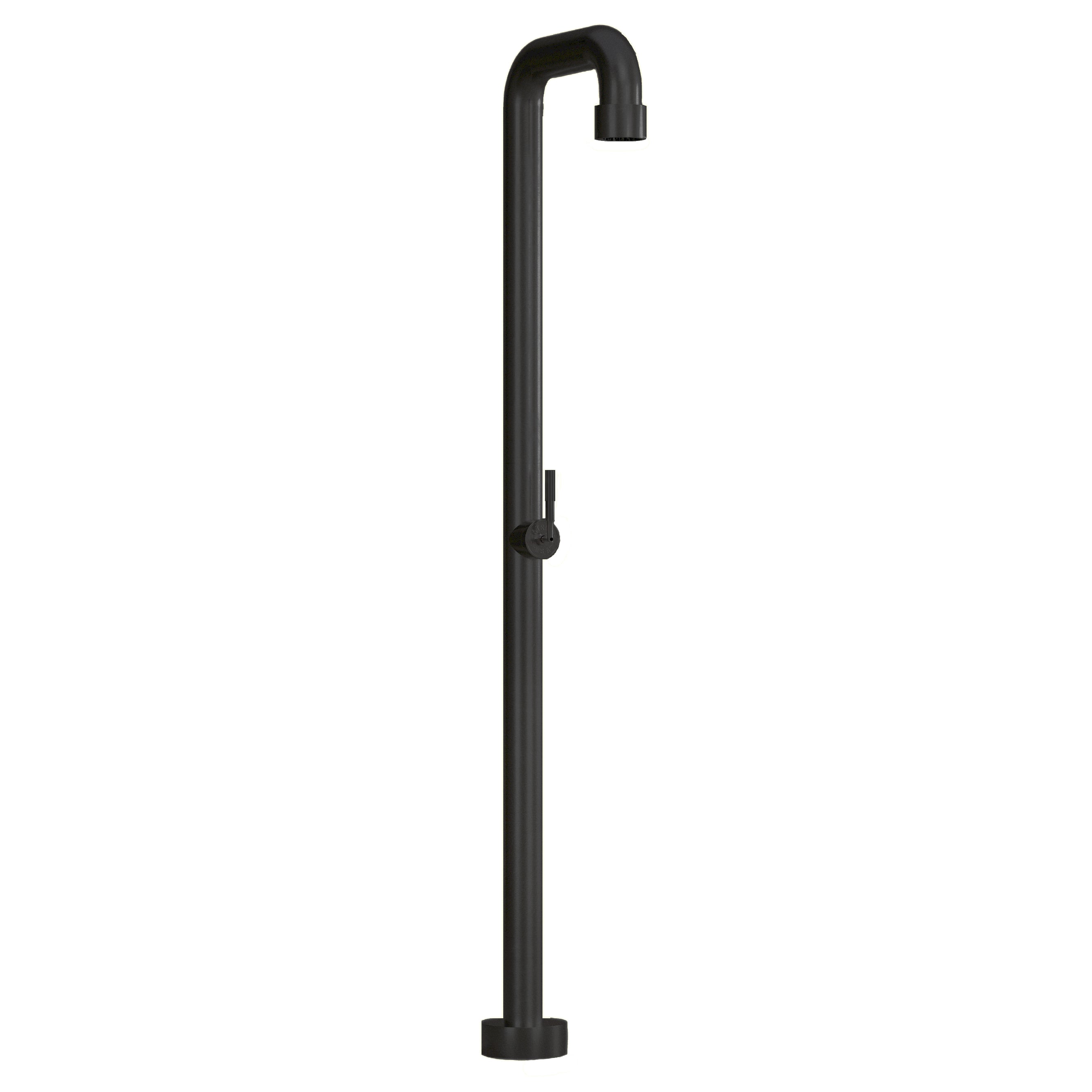 Yuma Outdoor Shower - 316 Marine Grade Stainless Steel Textured Black ...