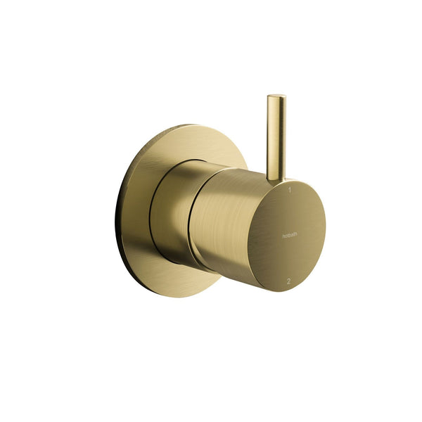 Watrline - HOTBATH Cobber CB111 Wall Mount Two-Way Diverter - Trim Only Solid Brass Wall Mount