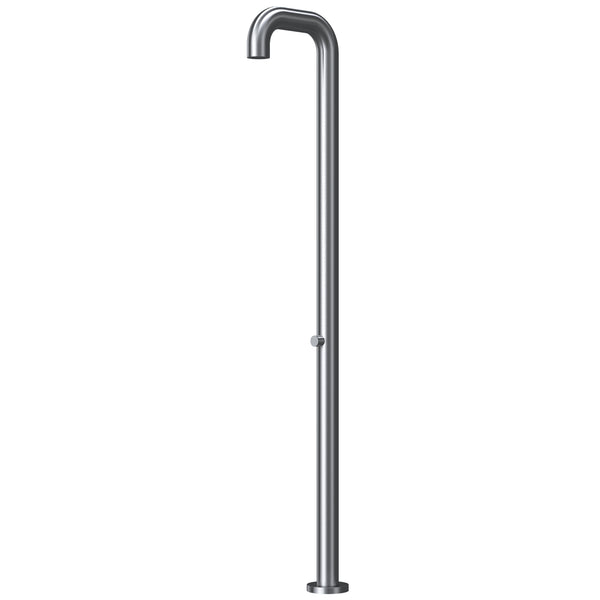 Watrline - LB Outdoor Showers Cirrus 02 Cold Water Outdoor Shower 316 Stainless Steel ADA Compliant Freestanding Single Spray