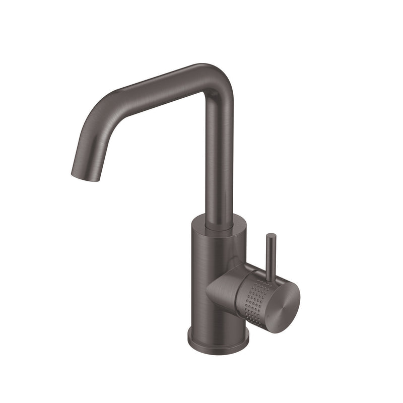 Watrline - HOTBATH Archie AR014 316 Stainless Steel Single-Hole Faucet with Swivel Spout 316 Stainless Steel Deck Mount