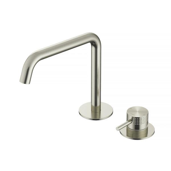Watrline - HOTBATH Archie AR023 316 Stainless Steel Two-Hole Faucet 316 Stainless Steel Deck Mount