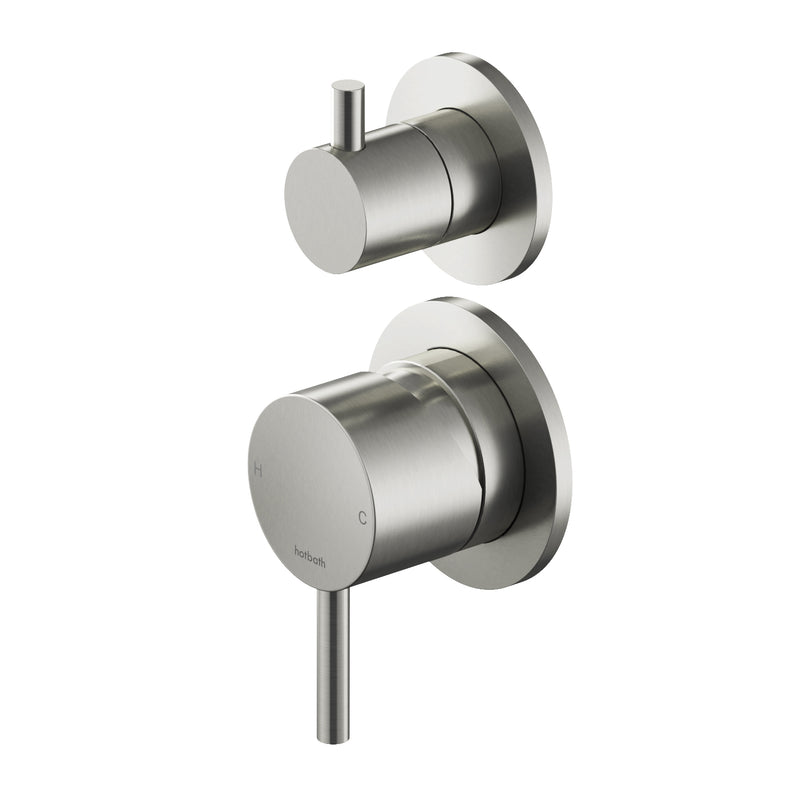 Watrline - HOTBATH Archie AR032 316 Stainless Steel Shower Valve with Two-Way Diverter 316 Stainless Steel Wall Mount