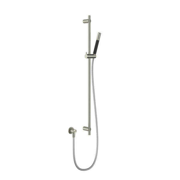 Watrline - HOTBATH Archie AR317 316 Stainless Steel Sliding Rail with Hand Shower and Wall Coupling 316 Stainless Steel Wall Mount