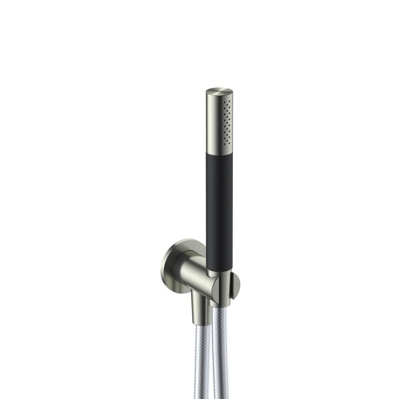 Watrline - HOTBATH Archie AR430 316 Stainless Steel Hand Shower with Wall Coupling 316 Stainless Steel Wall Mount