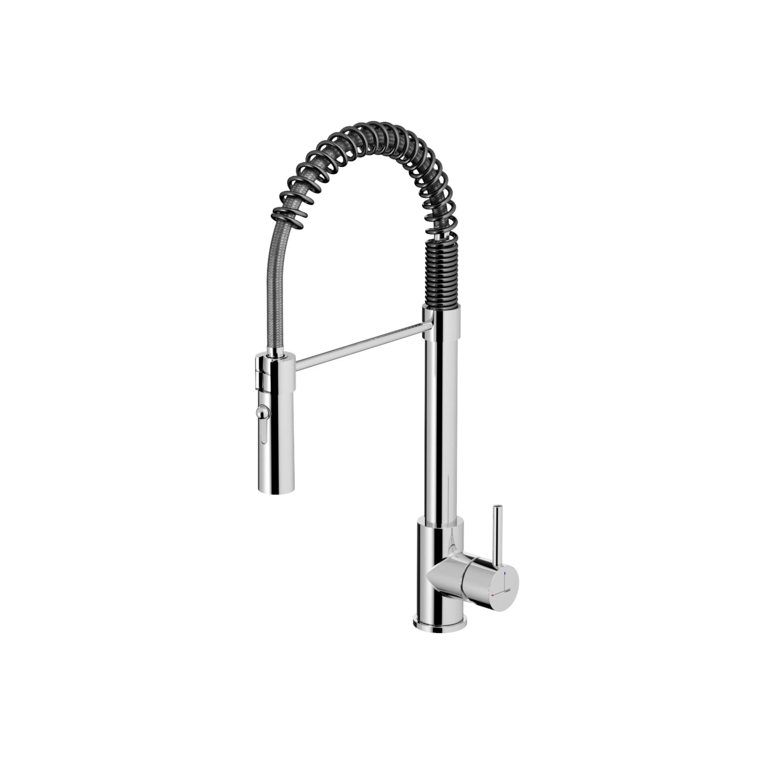 Fellow FKM13 Single-Hole Kitchen Faucet with Pull-Down Dual Spray ...