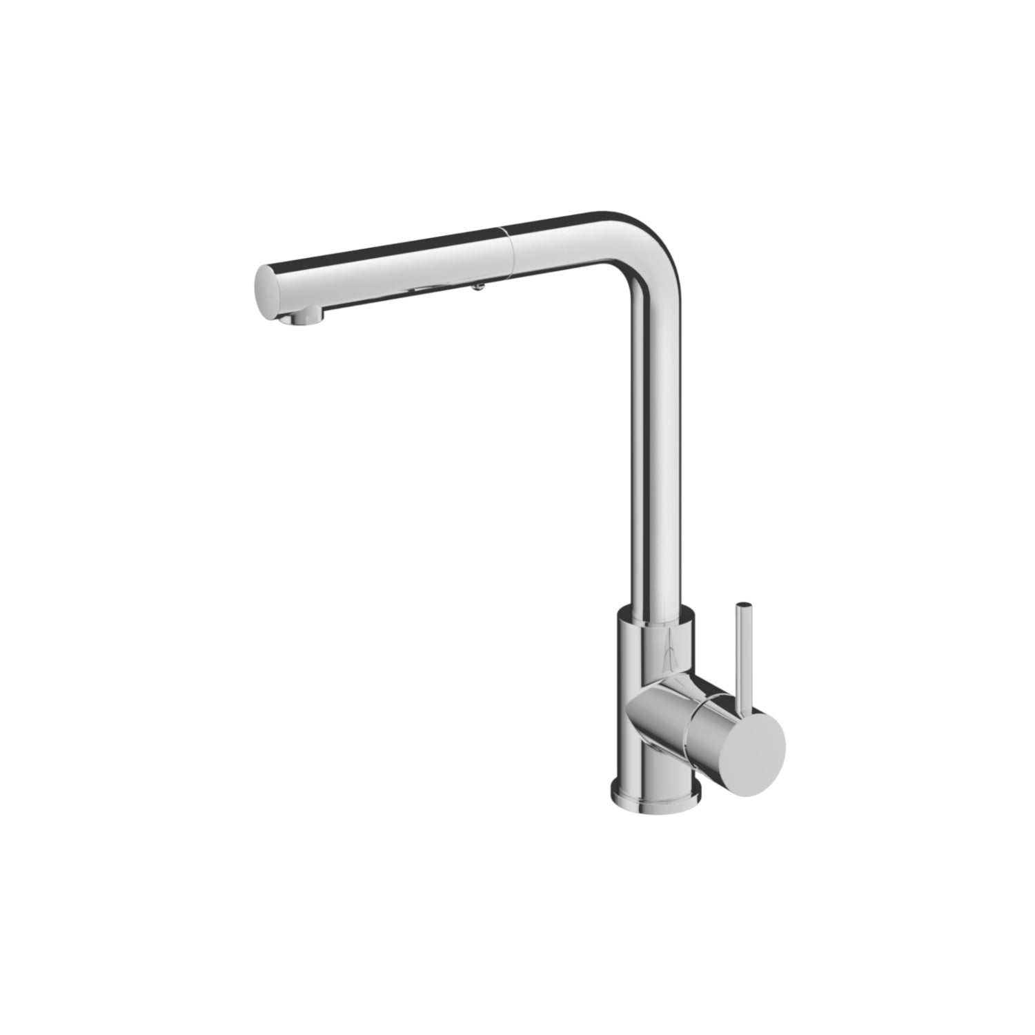 Fellow FKM15 Single-Hole Kitchen Faucet with Pull-Out Dual Spray ...