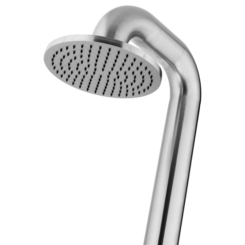 Watrline - JEE-O Fatline Shower 01 with Rain Shower Head 316 Stainless Steel ADA Compliant exclude_from_inventory_import_feed Freestanding Rain Shower