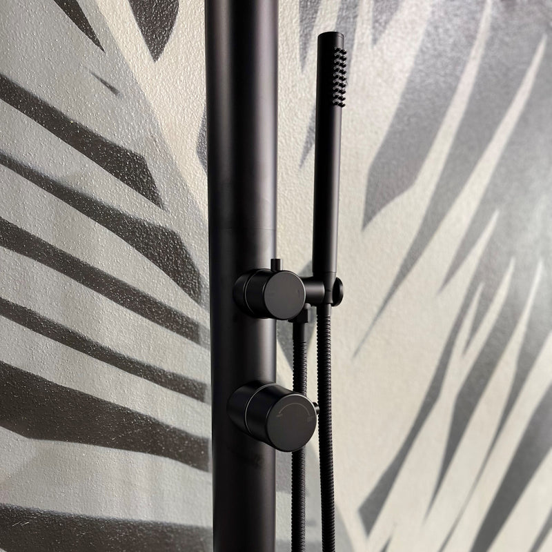 Watrline - STELLAR Cosmo Outdoor Shower 316 Stainless Steel Freestanding Hand Shower Rain Shower