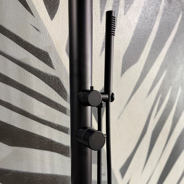 Watrline - STELLAR Elara Outdoor Shower 316 Stainless Steel Freestanding Hand Shower Single Spray