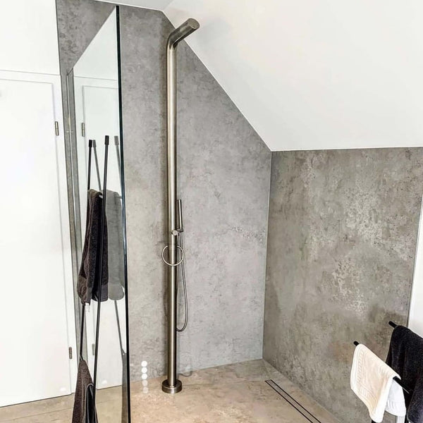 Watrline - JEE-O Pure Shower 02 316 Stainless Steel Freestanding Hand Shower Rain Shower