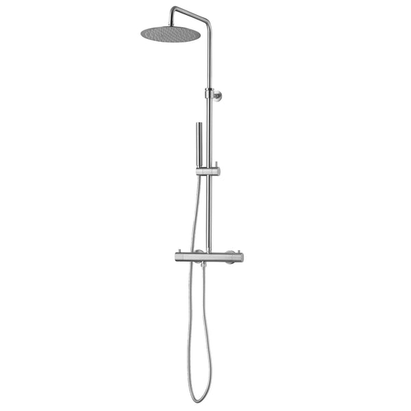 Watrline - JEE-O Slimline Shower Set 304 Stainless Steel Hand Shower Rain Shower Wall Mount