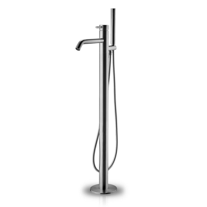 Watrline - JEE-O Slimline Bath Mixer 02 304 Stainless Steel Freestanding Hand Shower