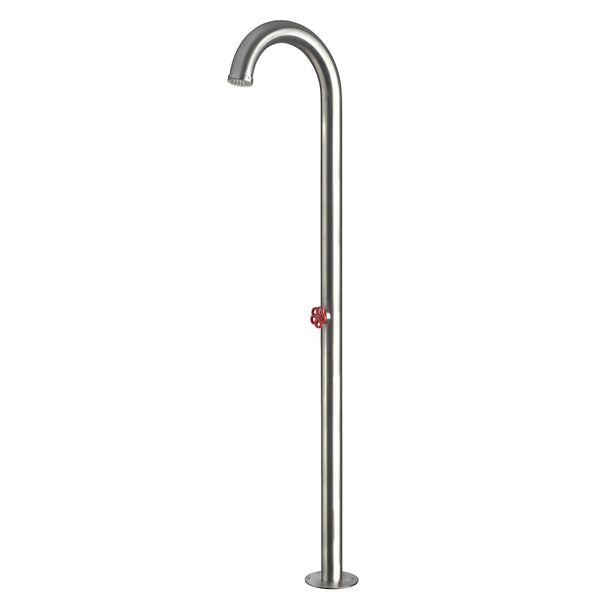 Watrline - AMA Titano 4900 Outdoor Shower 316 Stainless Steel Freestanding Single Spray