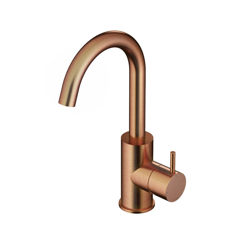 Watrline - HOTBATH Cobber CB004 Single-Hole Faucet with Swivel Spout Deck Mount Solid Brass