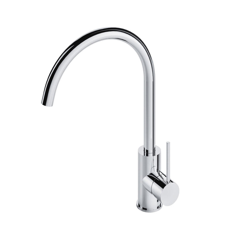 Watrline - HOTBATH Cobber CB040 Single-Hole Kitchen Faucet with Swivel Spout Deck Mount Solid Brass