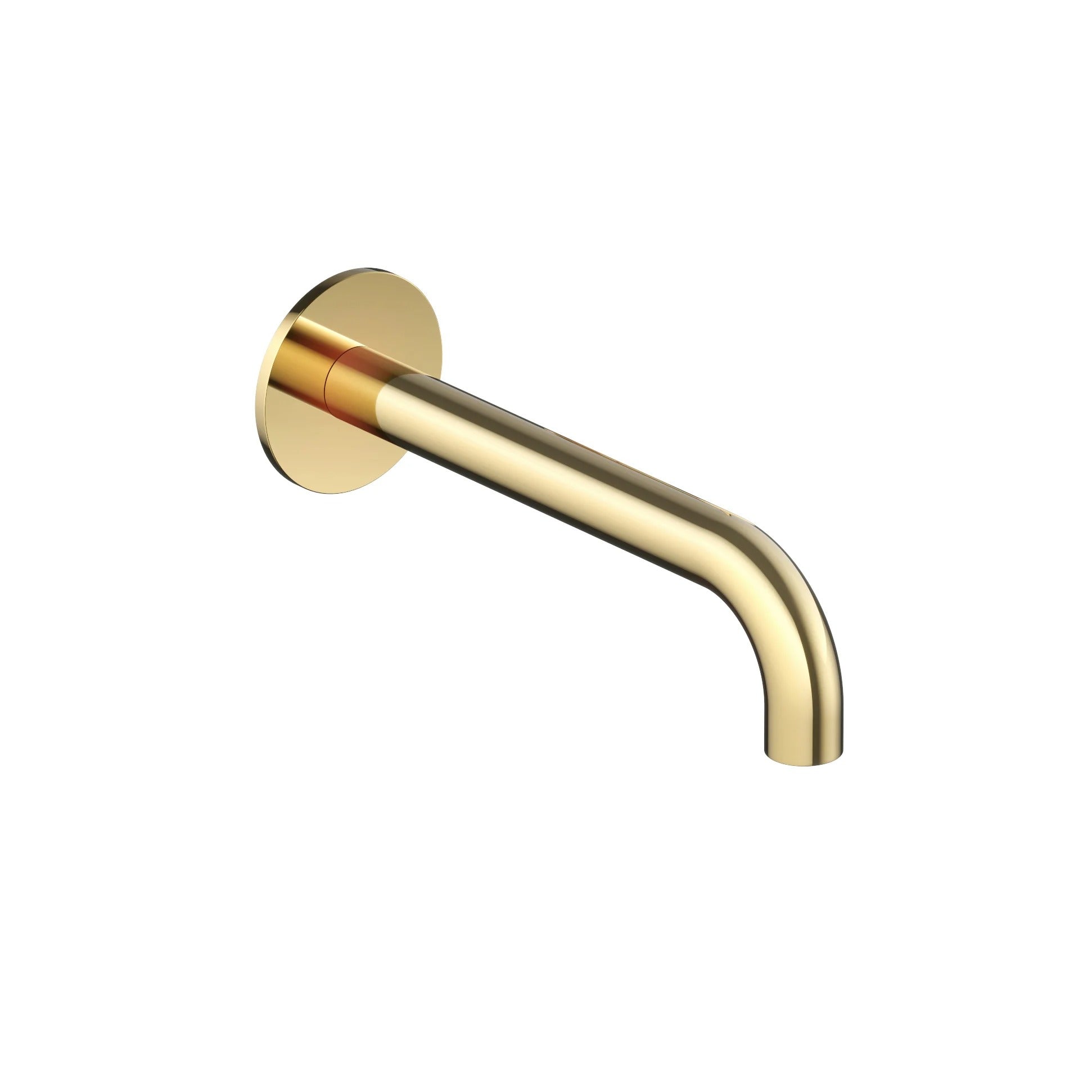 Cobber CB095 Wall Spout - 7 Inches - Living Natural Brass – Watrline