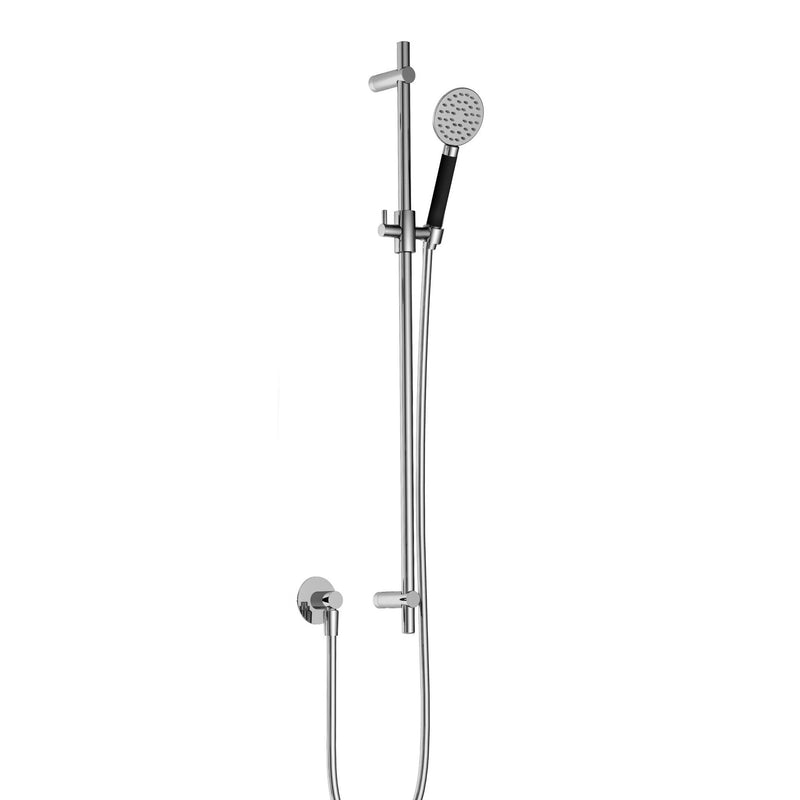 Watrline - HOTBATH Cobber M308 Sliding Rail with Hand Shower and Wall Coupling Solid Brass Wall Mount