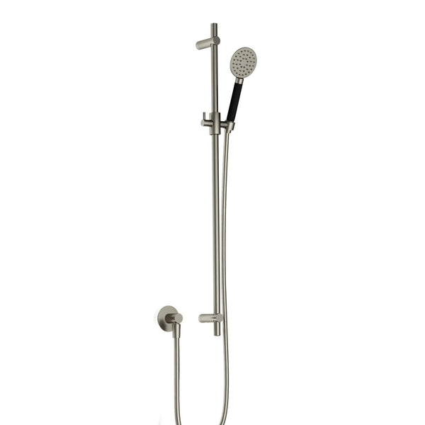 Watrline - HOTBATH Cobber M308 Sliding Rail with Hand Shower and Wall Coupling Solid Brass Wall Mount